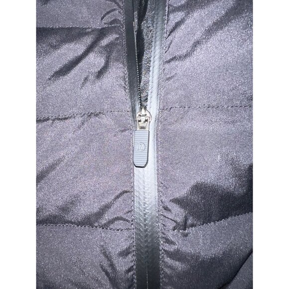 Lululemon Womens Black Puffer Vest Size M With Full-Zip & Reflective Details - Picture 6 of 13